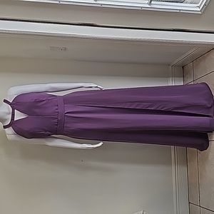 Amelia Couture Lavender Purple Drape Long Maxi Dress Size 12